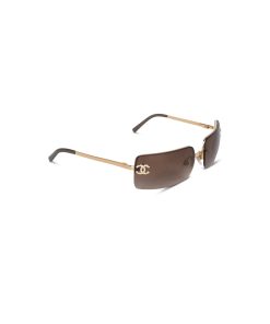 Save BIG on Chanel 4104-B Crystal CC Logo Sunglasses w/ Case