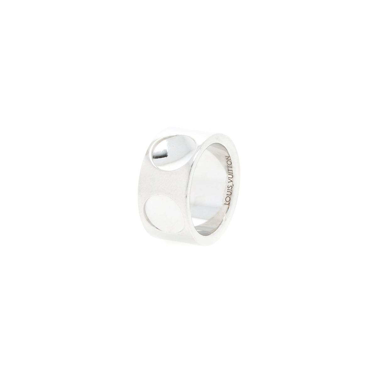 Louis Vuitton Empreinte Ring - Gold, 18K White Gold Band, Rings