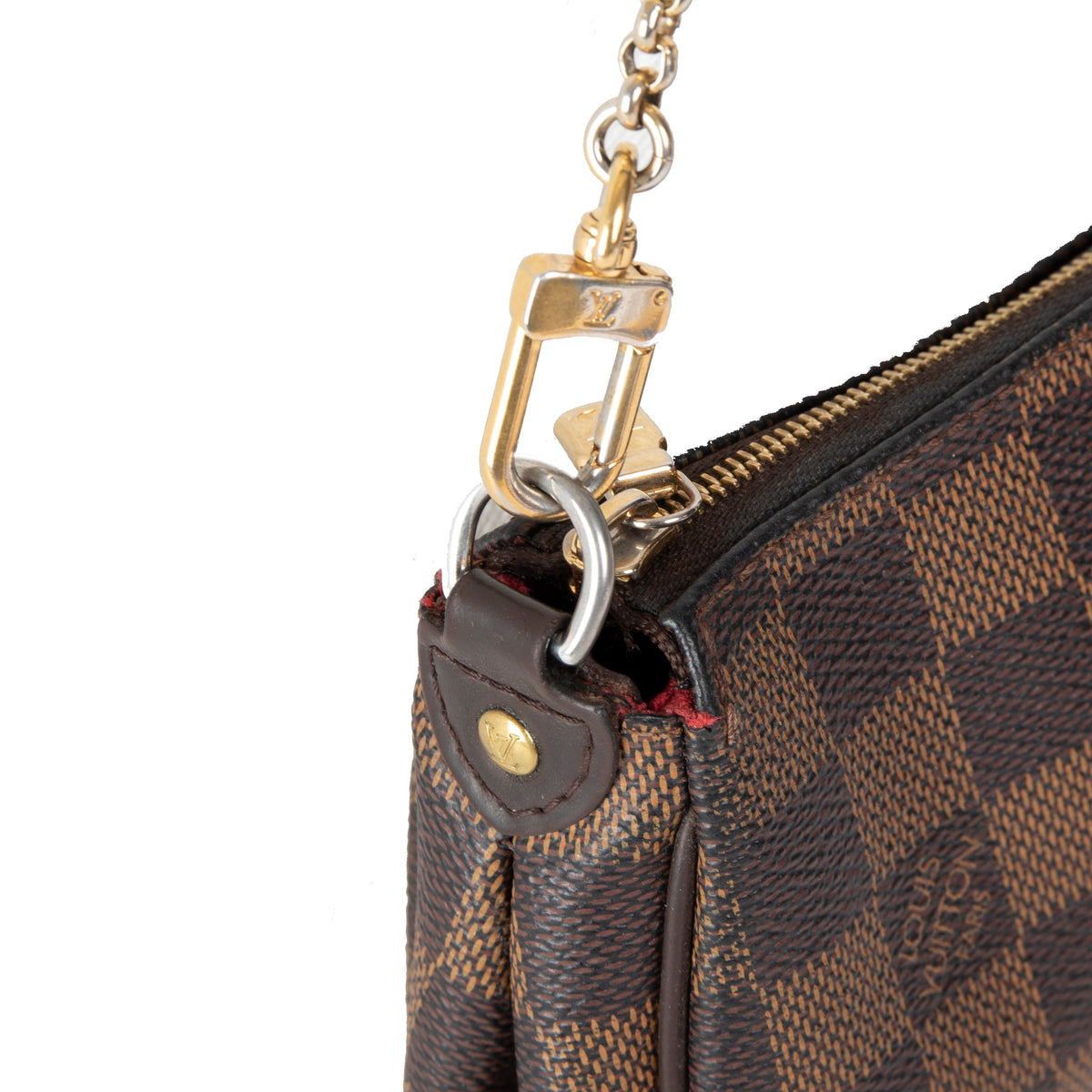 Louis Vuitton Damier Ebene Eva w/ Strap - Brown Shoulder Bags
